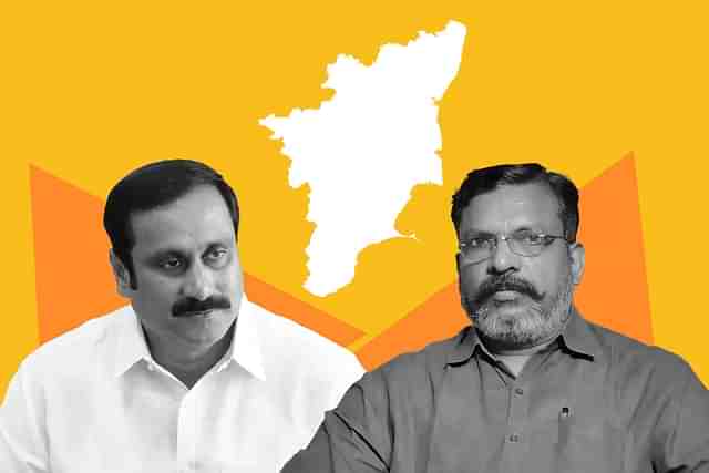 Anbumani Ramadoss (L) and Thirumavalavan (R)